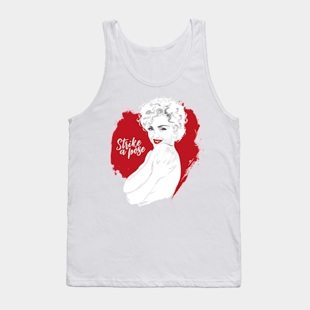 Strike a pose Tank Top by AlejandroMogolloArt